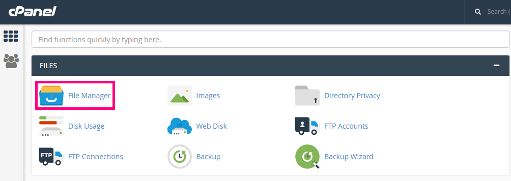 change all file permissions cpanel