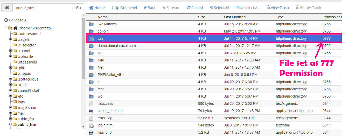 edit password file permission denied cpanel